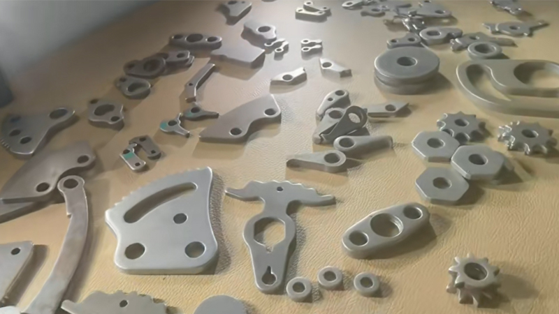 Precision fine-blanked metal parts produced on HS-FINEB presses