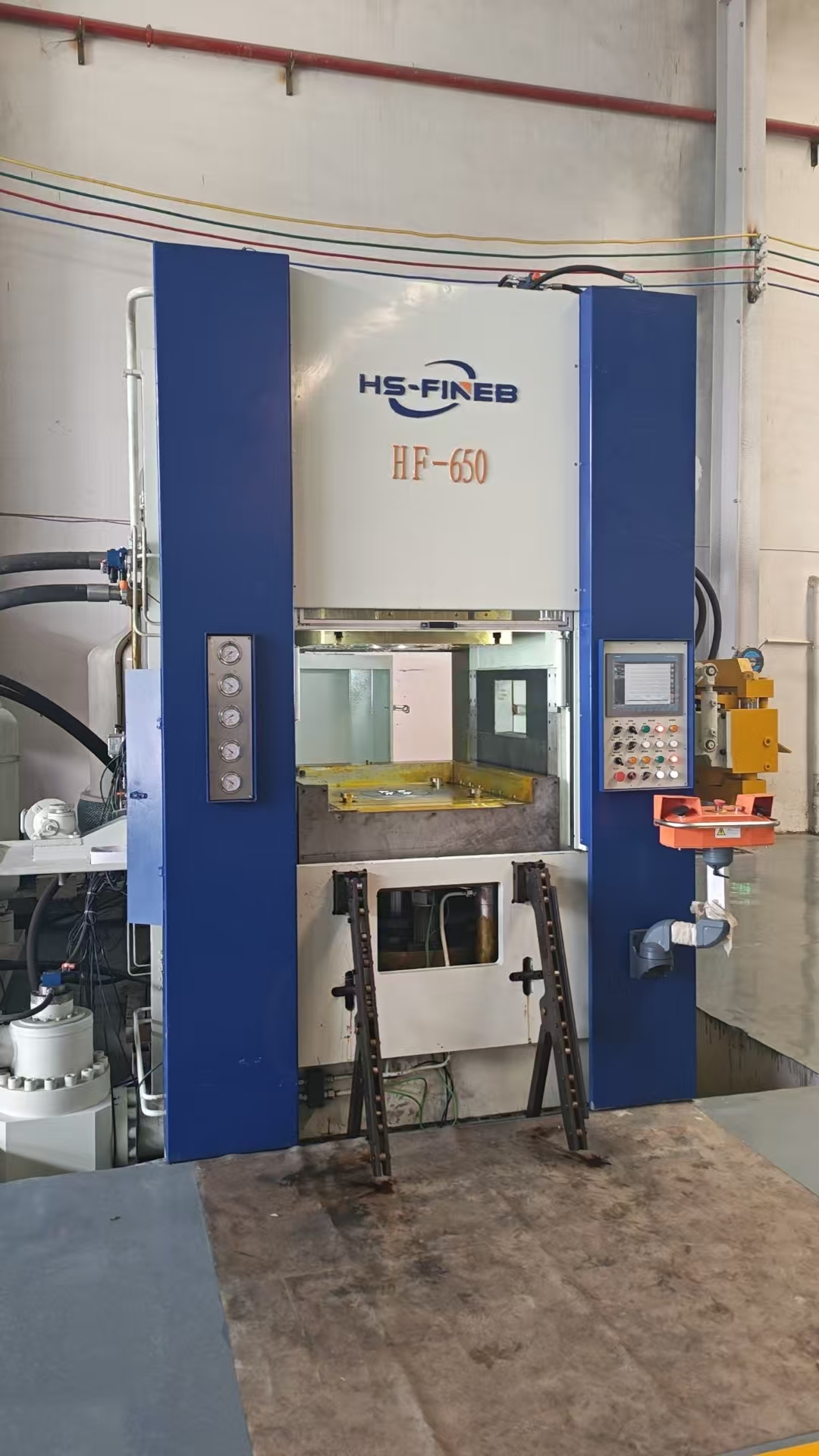 HS-FINEB HF-650 fine blanking press complete unit with hydraulic system
