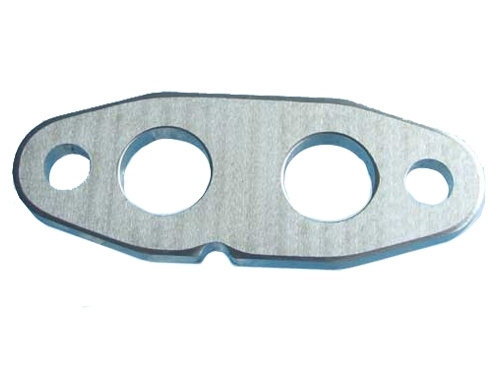 Fine blanked oval spacer component made from DC04 cold rolled steel