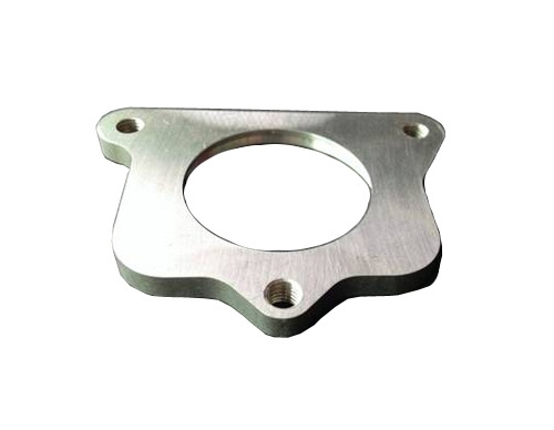 Fine blanked mounting bracket with precision holes and clean shear edges