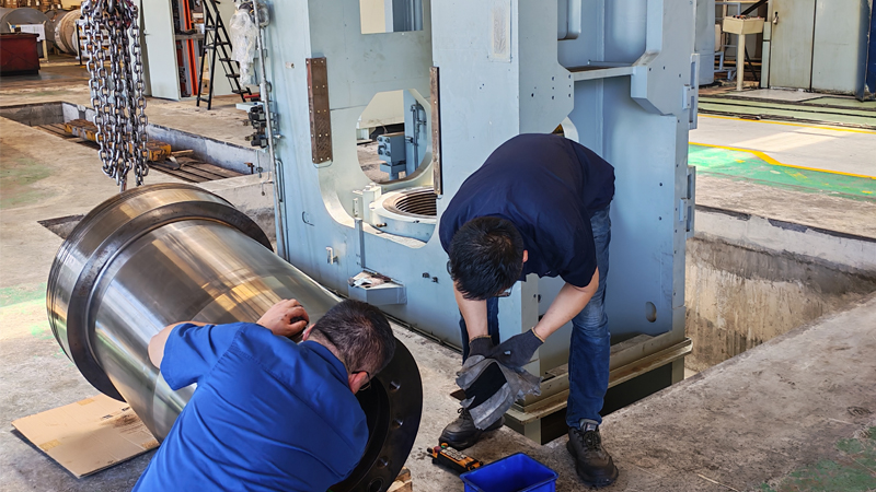 Fine blanking press on-site repair service
